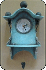 Light Blue Wall Clock